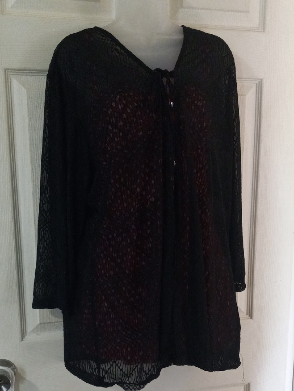 Portocruz Tie-Front Beach Cover-Up Sz.M